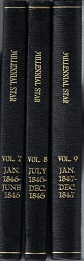 Millennial Star ~ 3 Original Volumes that have been rebound — Vols 7-9 — 1846-1847