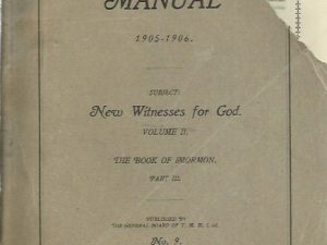 Young Men’s M.I.A. Manual 1905-1906
