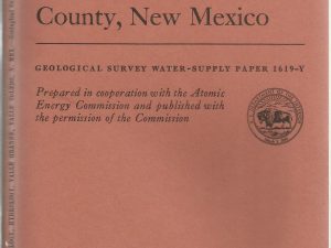 Geology and Hydrology of Valle Grade and Valle Toledo, Sandoval County, New Mexico