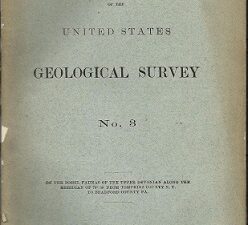 Bulletin of the United States Geological Survey No. 3 1884 ~ Softcover