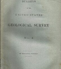 Bulletin of the United States Geological Survey No. 4 ~ 1884