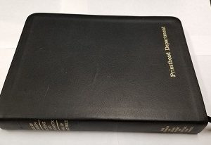 Regular Size Triple Combination ~ From LDS Church “Priesthood Department” ~ Leather ~ 2013