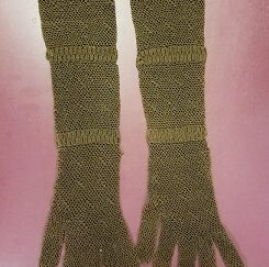 Old Handmade Women's Gloves ~ Knitted?