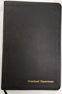 Larger Size Triple Combination ~ From LDS Church “Priesthood Department” ~ Leather ~ 2013