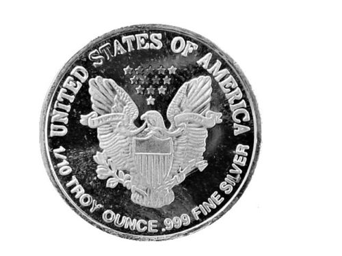 1/10 Troy Ounce ~ Silver Round ~ Walking Liberty ~ Coin