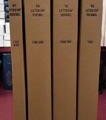 The Latter-Day Sentinel ~ Arizona Mormon Newspaper ~ 4 Bound Volumes