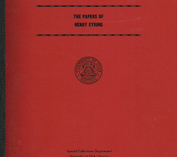 Register of The Papers of Henry Eyring – Allesen Peck