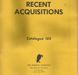 Recent Acquisitions: Catalogue 102