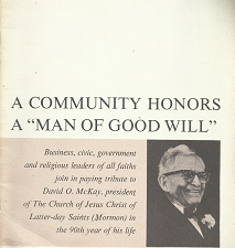 A Community Honors A “Man of Good Will”: December 10, 1962
