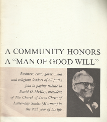 A Community Honors A “Man of Good Will”: December 10, 1962