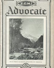 Z.C.M.I. Advocate Magazine (Vol. 5, No. 3) (November, 1920)