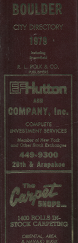 Polk City Directory: Boulder, Colorado, 1979