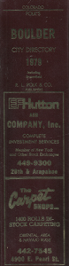 Polk City Directory: Boulder, Colorado, 1979