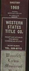 Polk’s City Directory: Salt Lake City, Utah, 1969