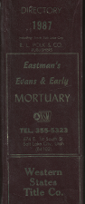 Polk’s City Directory: Salt Lake City, Utah, 1987