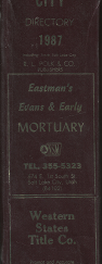 Polk’s City Directory: Salt Lake City, Utah, 1987