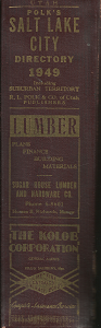 Polk’s City Directory: Salt Lake City, Utah, 1949