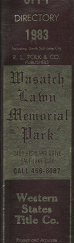 Polk’s City Directory: Salt Lake City, Utah, 1983