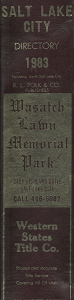 Polk’s City Directory: Salt Lake City, Utah, 1983