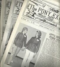 The Pony Express, Sonora, California, 1972 ~ 4 Issues