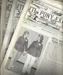 The Pony Express, Sonora, California, 1972 ~ 4 Issues