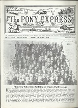Pony Express ~ Single Issue ~ Vol. XXXXII, No.9 & 10, No.492-493