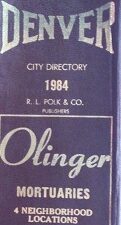 Polk’s City Directory: Denver, Colorado, 1984