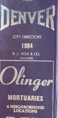 Polk’s City Directory: Denver, Colorado, 1984