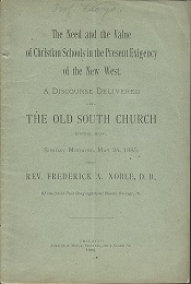 Discourse Delivered in the Old South Church, Boston, Mass., … May 24, 1885