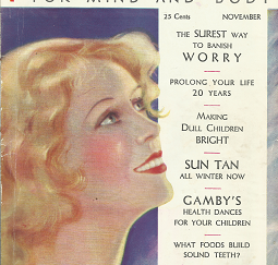 Physical Culture for Mind and body (Magazine) November, 1930