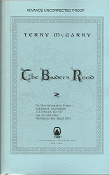 The Binders Road (Advance Uncorrected Proof) (2003) ~ by Terry McGarry