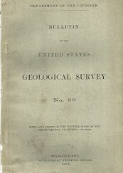 Bulletin of the United States Geological Survey No. 89