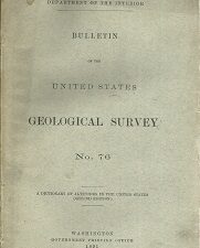 Bulletin of the United States Geological Survey No. 76