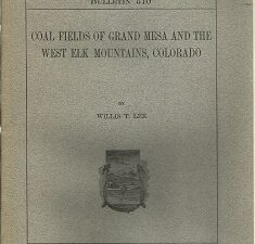 Coal Fields of Grand Mesa and the West Elk Mountains, Colorado