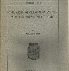 Coal Fields of Grand Mesa and the West Elk Mountains, Colorado