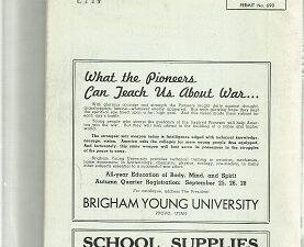 Relief Society Magazine owned by Elder Rufus K. Hardy