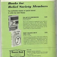 Relief Society Magazine owned by Elder Joseph Fielding Smith