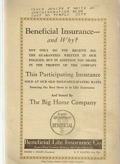 Relief Society Magazine owned by Elder Joseph F. Smith Jr.