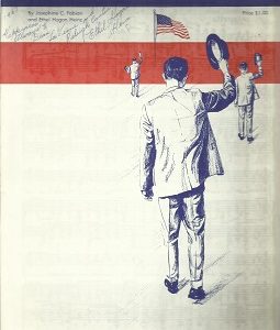 Stand Up and Cheer for the Flag (Sheet Music) Signed by Ethel Hogan Heinz