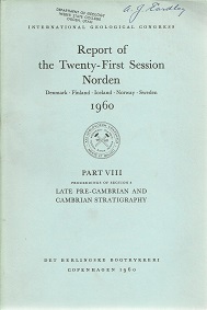 Report of the Twenty-First Session – International Geological Congress Part VIII