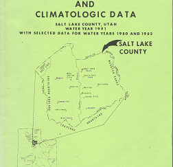 Utah Hydrologic-Data Report No.40 Surface Water and Climatologic Data (1983)