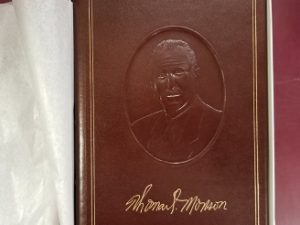 Pathways to Perfection ~ Thomas S. Monson ~ Leather ~ Boxed ~ Church Employee Christmas Gift Edition
