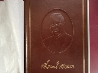 Pathways to Perfection ~ Thomas S. Monson ~ Leather ~ Boxed ~ Church Employee Christmas Gift Edition