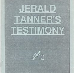 Samuel W. Taylor’s Copy of:  Jerald Tanner’s Testimony