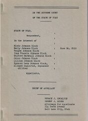 In the Supreme Court of the State of Utah ~ Case No. 8220