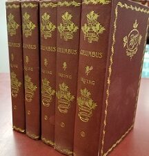 Columbus ~ Washington Irving ~ 5 Volume Set ~ From Set #71 of 1,000