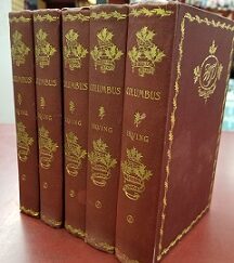Columbus ~ Washington Irving ~ 5 Volume Set ~ From Set #71 of 1,000