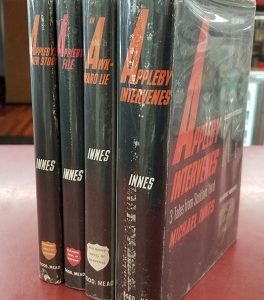4 Books by Michael Innes: Appleby Intervenes, Awkward Lie, Appleby File, Appleby’s Other Story