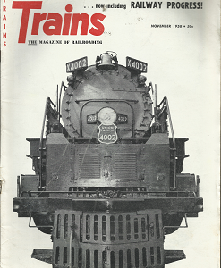 Trains: November 1938
