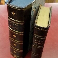 1874 — Book of Mormon — RLDS Edition ~ Lamoni, Iowa — In Nice Clam Shell Box